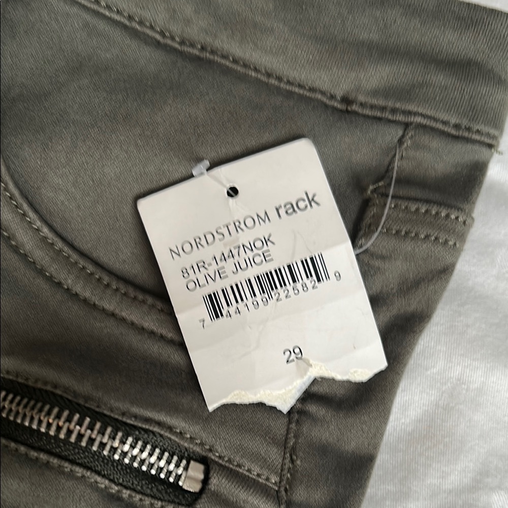 Nordstrom Rack Olive Juice Pants with Zipper